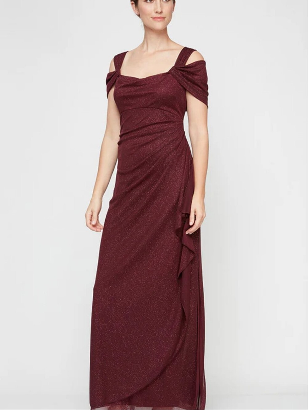 Alex Evenings Long Glitter Formal Evening Dress Size‎ 6